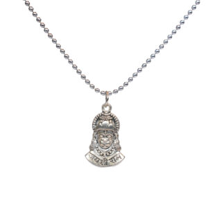 Jai Shri Ram Pendant – Lord Hanuman Antique Silver Necklace for Devotees (Unisex)